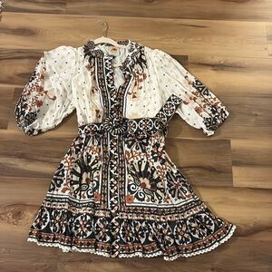 Farm Rio like new large dress